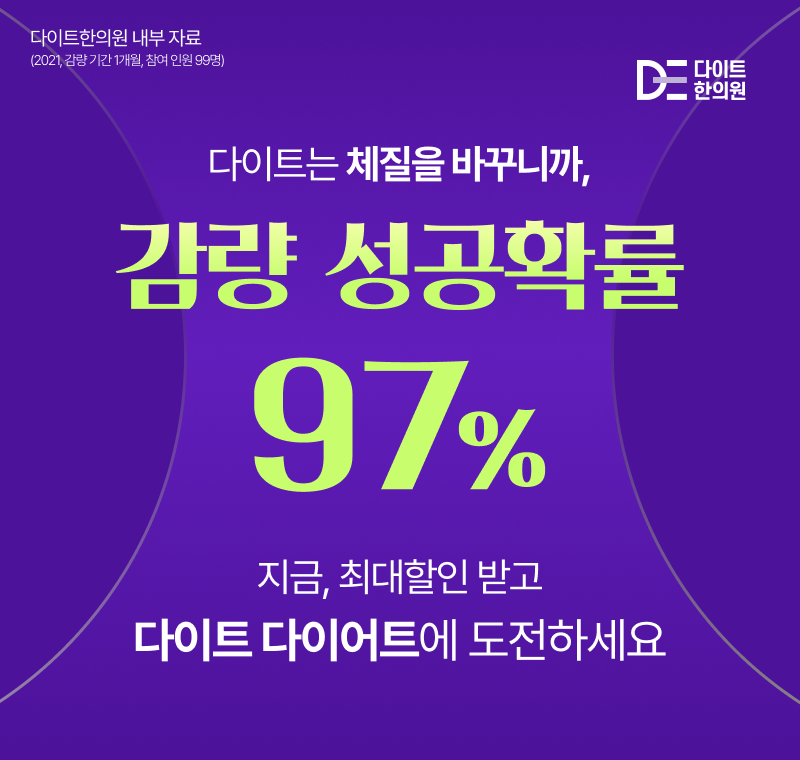 감량 성공확률 97%